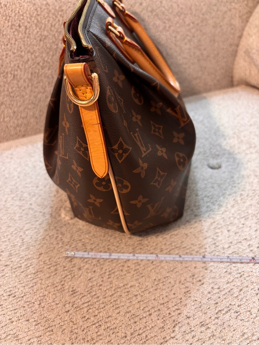 *Fashion* Handbag in Brown with Vachetta Leather - Picture 12 of 17